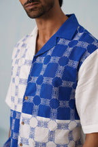 Knotty Krabs (Linen) Shirt - Surf & Foam