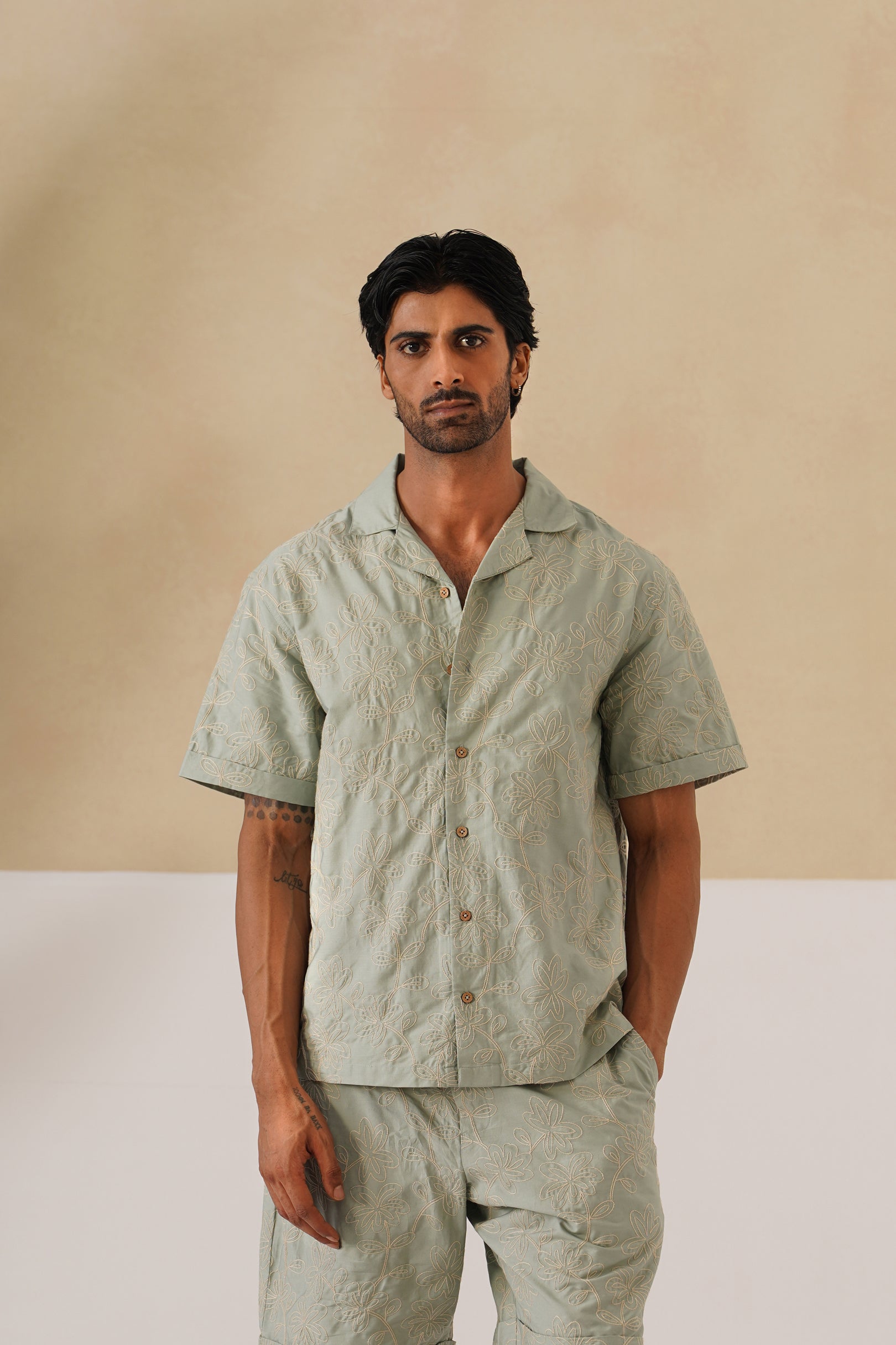Sage Trails Cotton Shirt