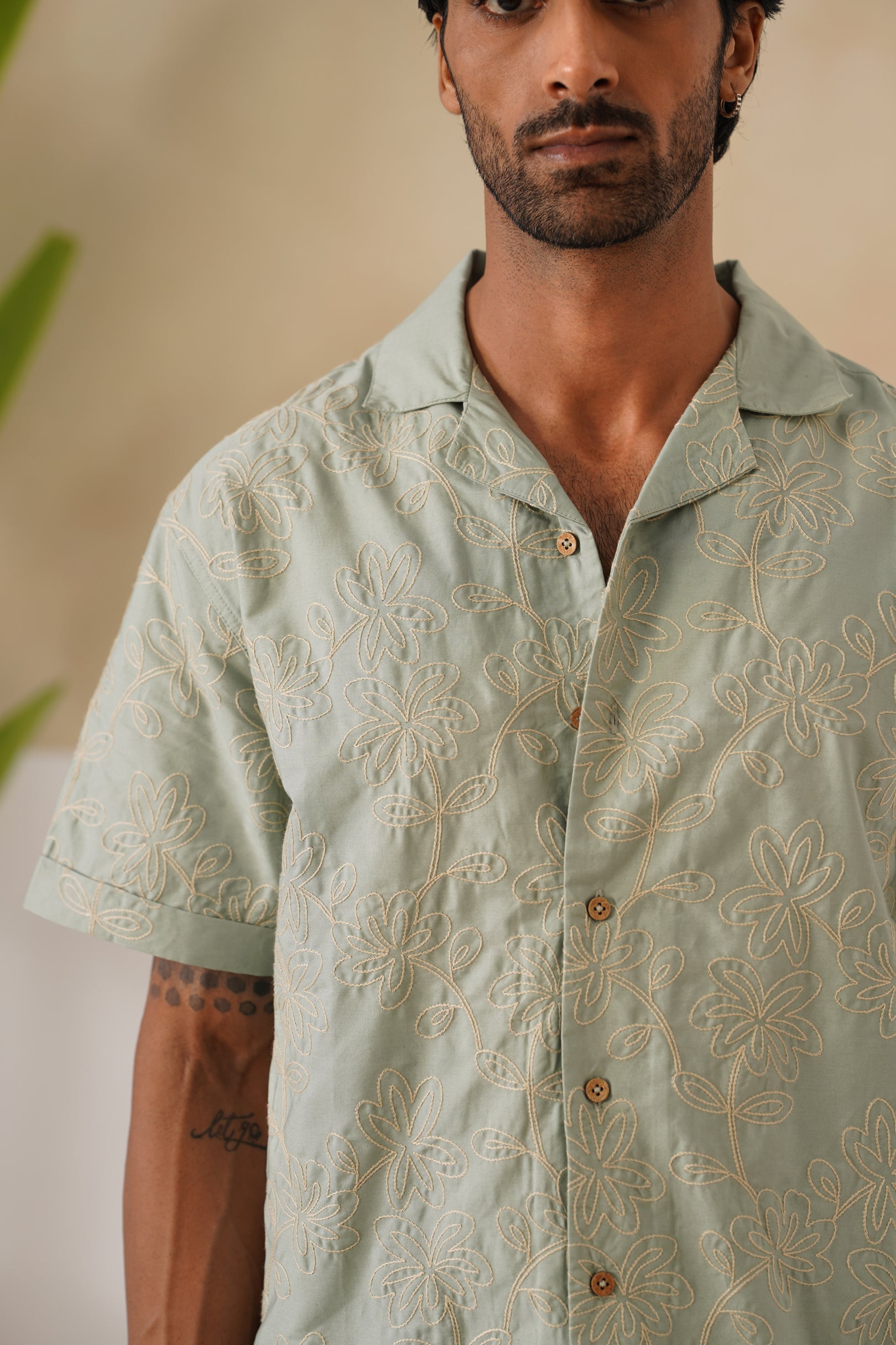 Sage Trails Cotton Shirt