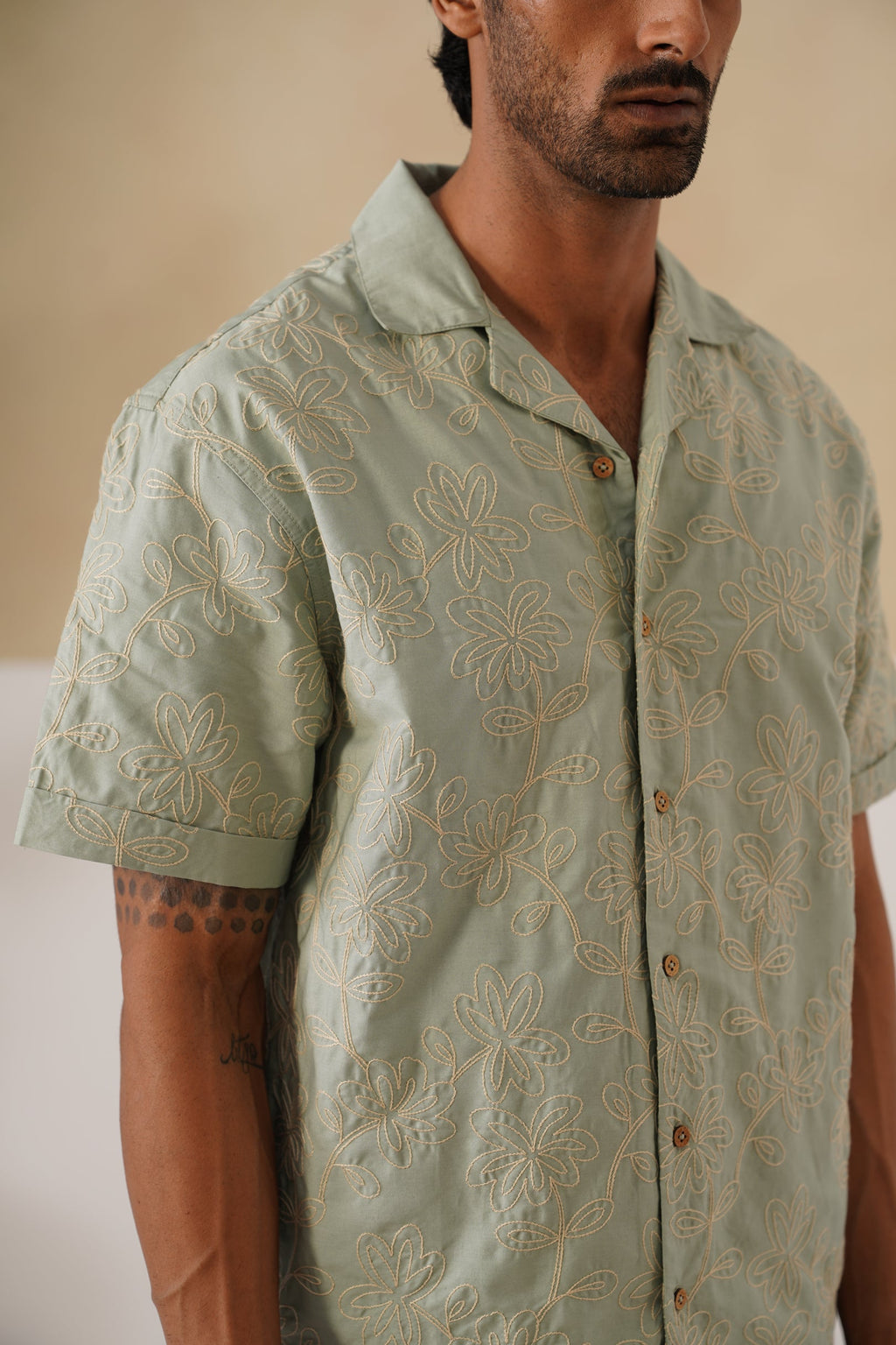Sage Trails Cotton Shirt