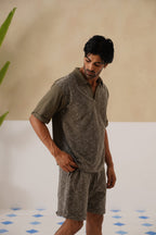 Shady Blooms Cotton Knit T-Shirt