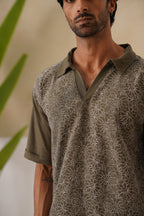 Shady Blooms Cotton Knit T-Shirt