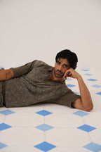 Shady Blooms Cotton Knit T-Shirt