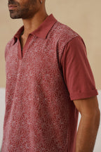 Shady Blooms Cotton Knit T-Shirt