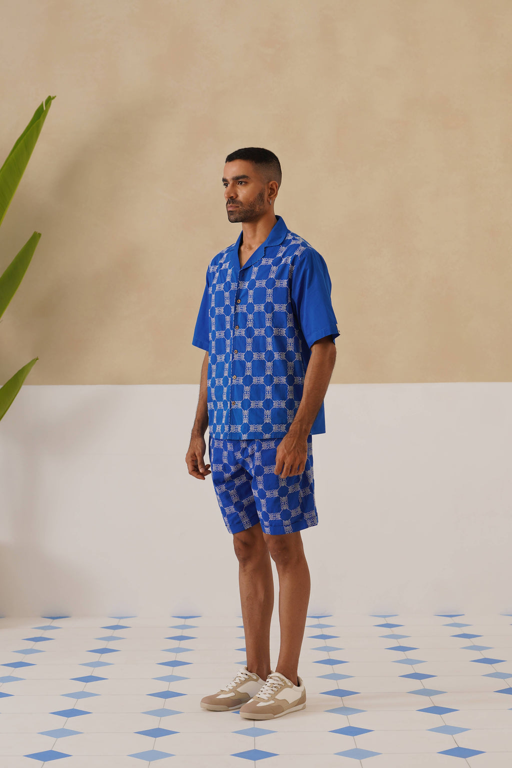 Knotty Krabs (Cotton) Co-ord Set - Deep Sea (Blue)