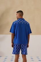 Knotty Krabs (Cotton) Co-ord Set - Deep Sea (Blue)