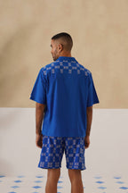 Knotty Krabs (Cotton) Shirt - Deep Sea (Blue)