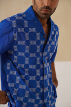 Knotty Krabs (Cotton) Shirt - Deep Sea (Blue)