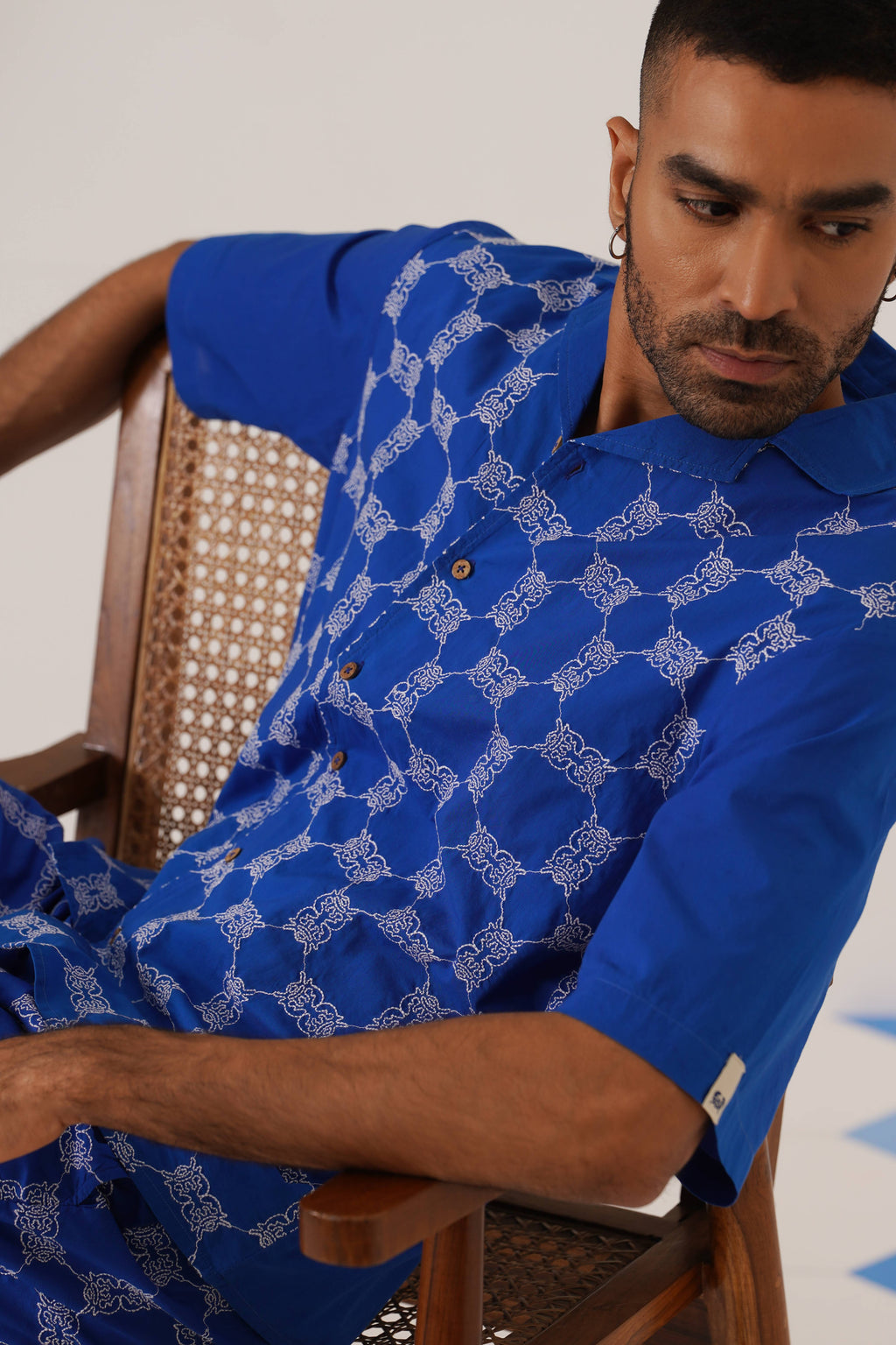 Knotty Krabs (Cotton) Shirt - Deep Sea (Blue)