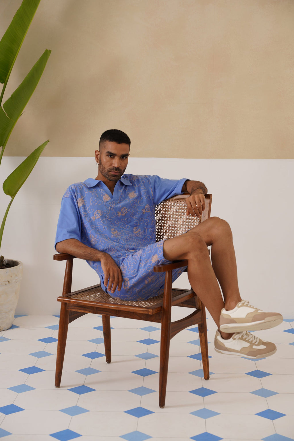 Reef Rider Cotton Knit Co-ord Set