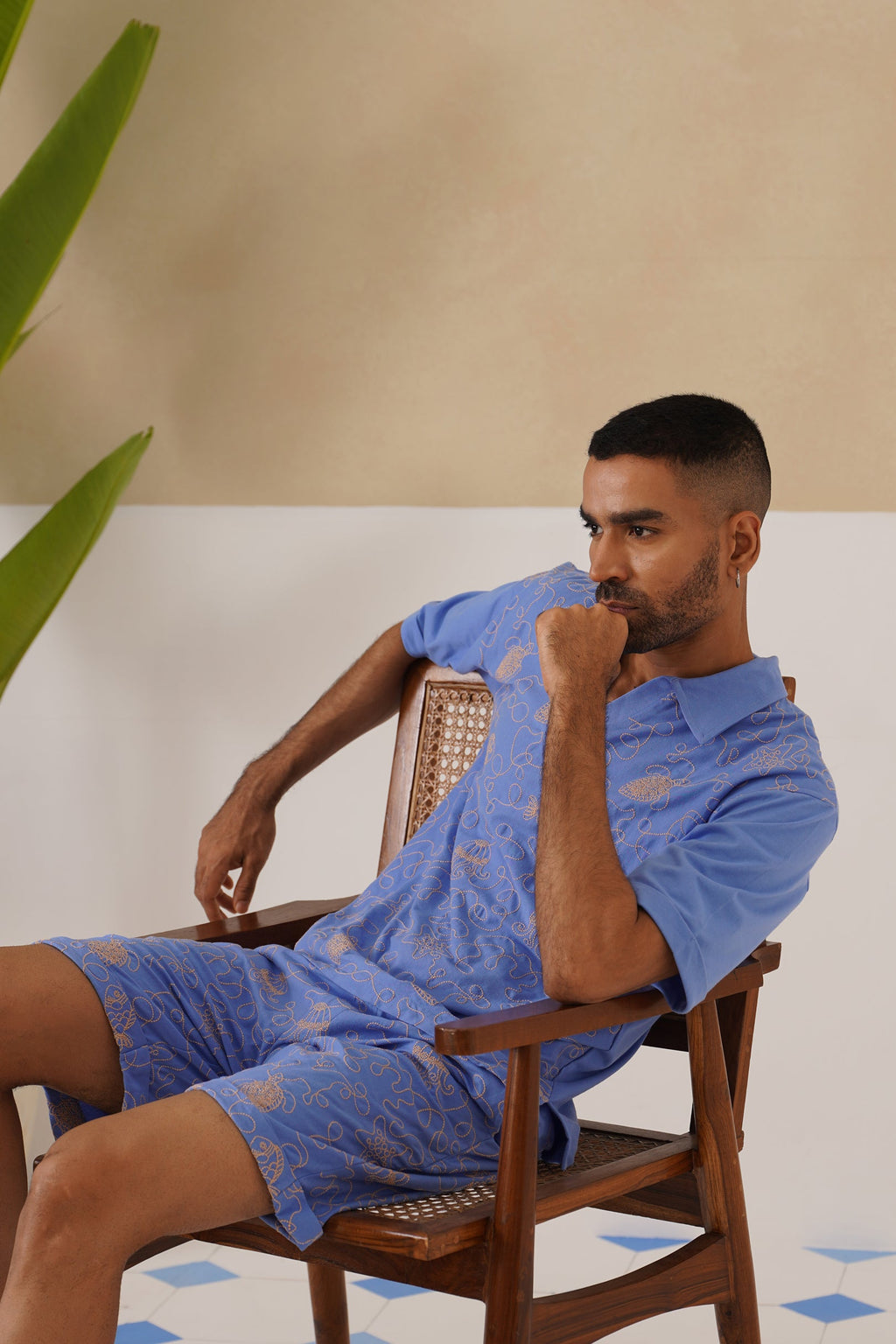 Reef Rider Cotton Knit Co-ord Set