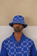 Knotty Krabs (Linen) Shirt - Deep Sea (Blue)