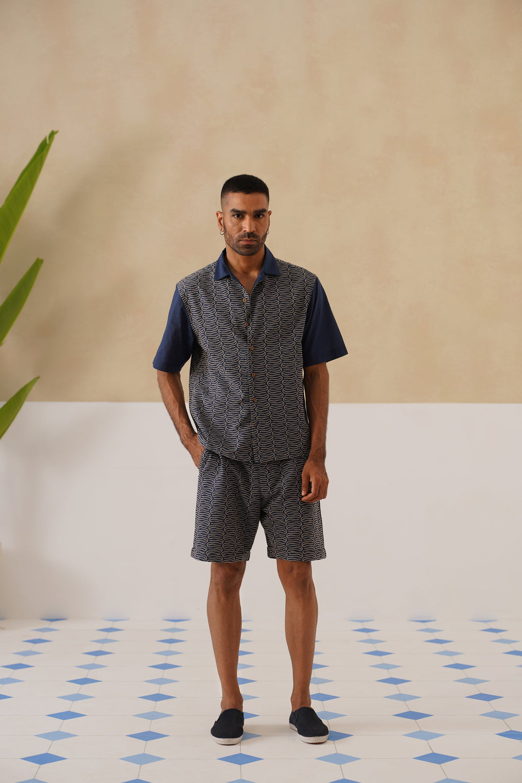 Midnight Current Cotton Co-ord Set