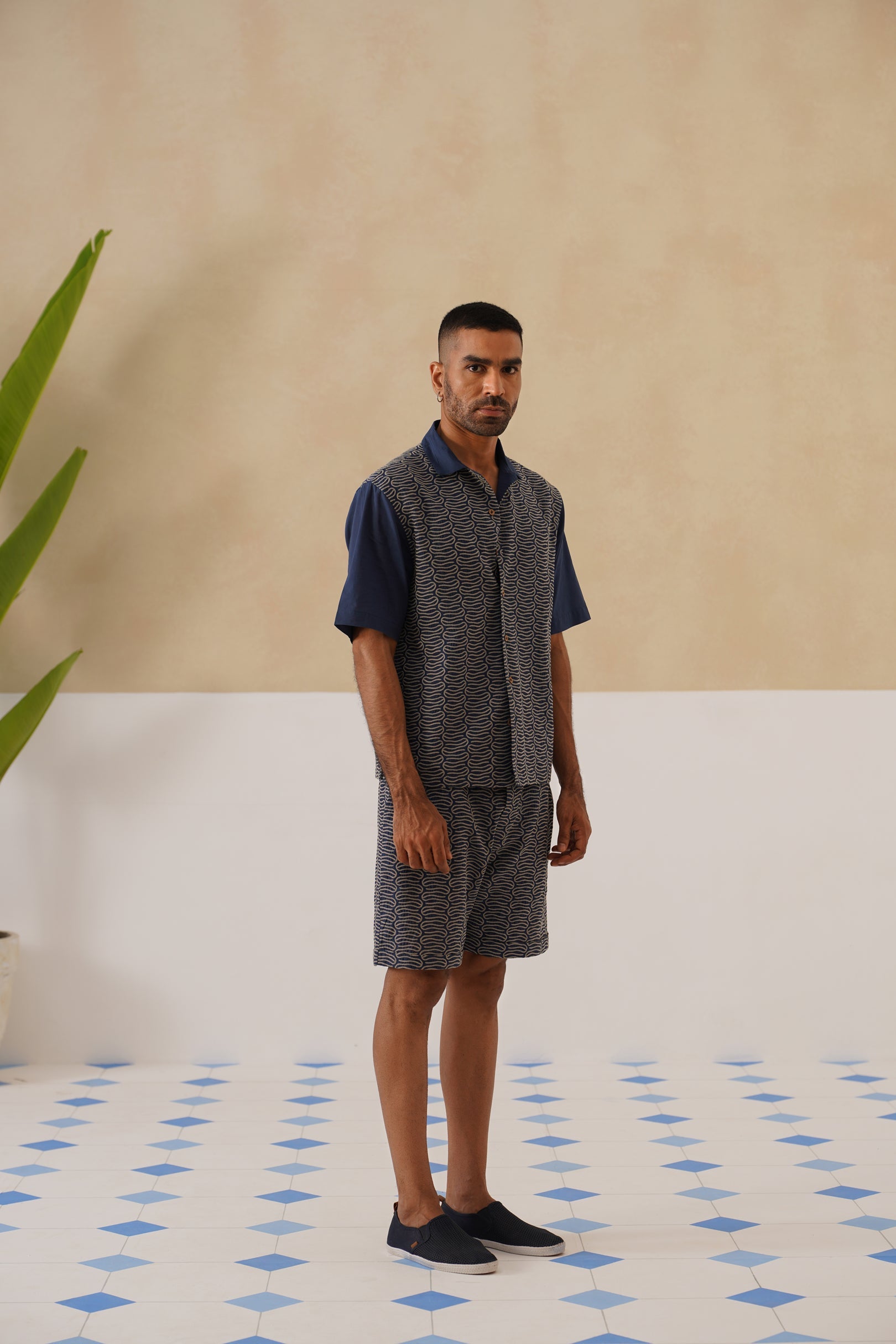 Midnight Current Cotton Co-ord Set