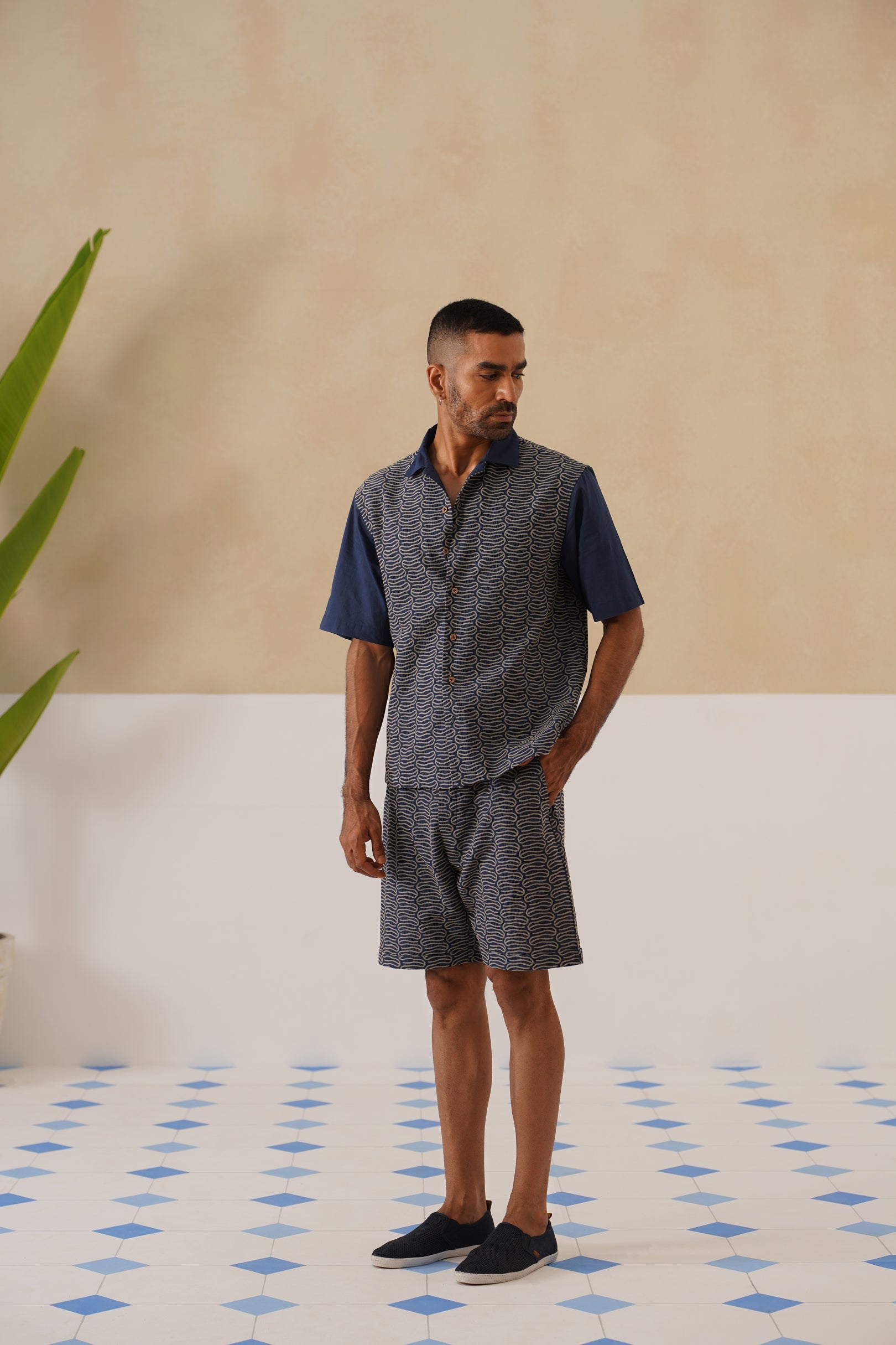 Midnight Current Cotton Co-ord Set