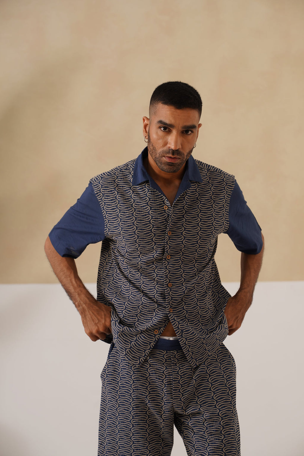 Midnight Current Cotton Shirt