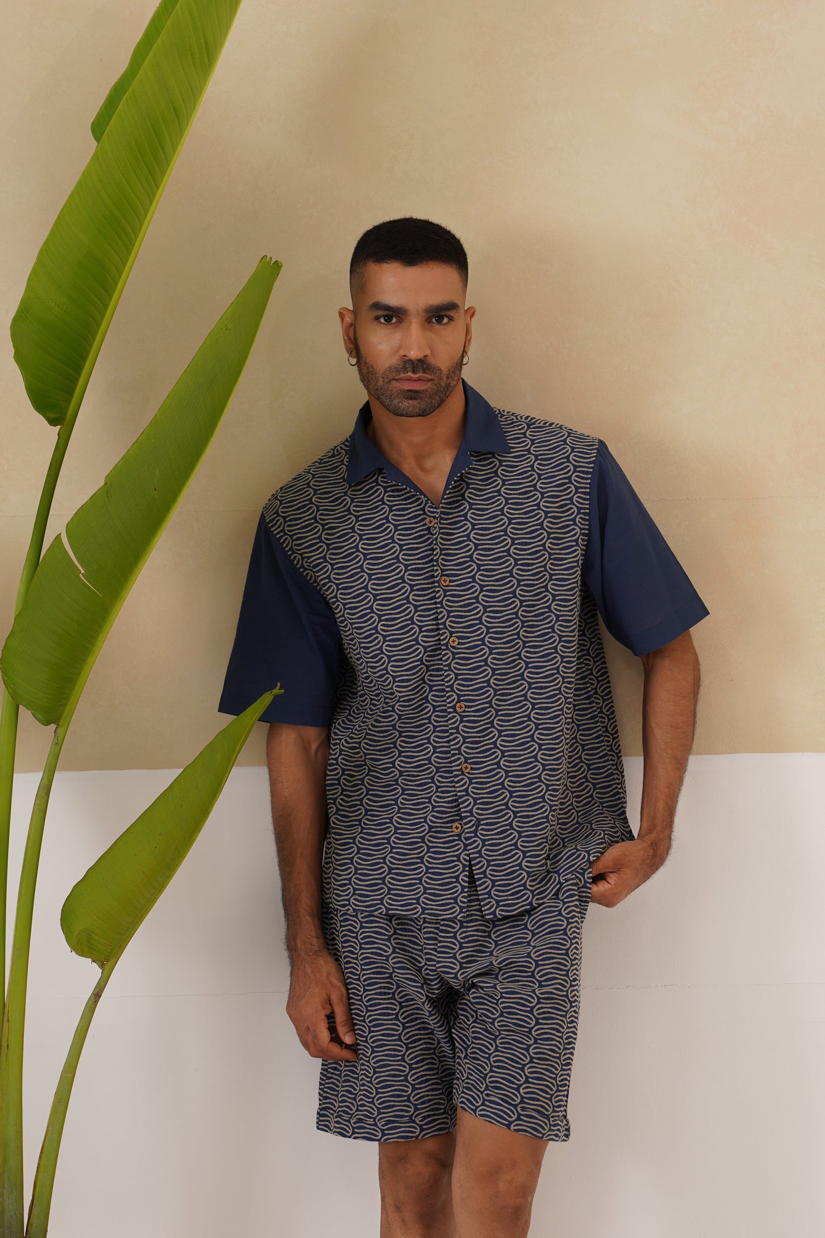 Midnight Current Cotton Shirt