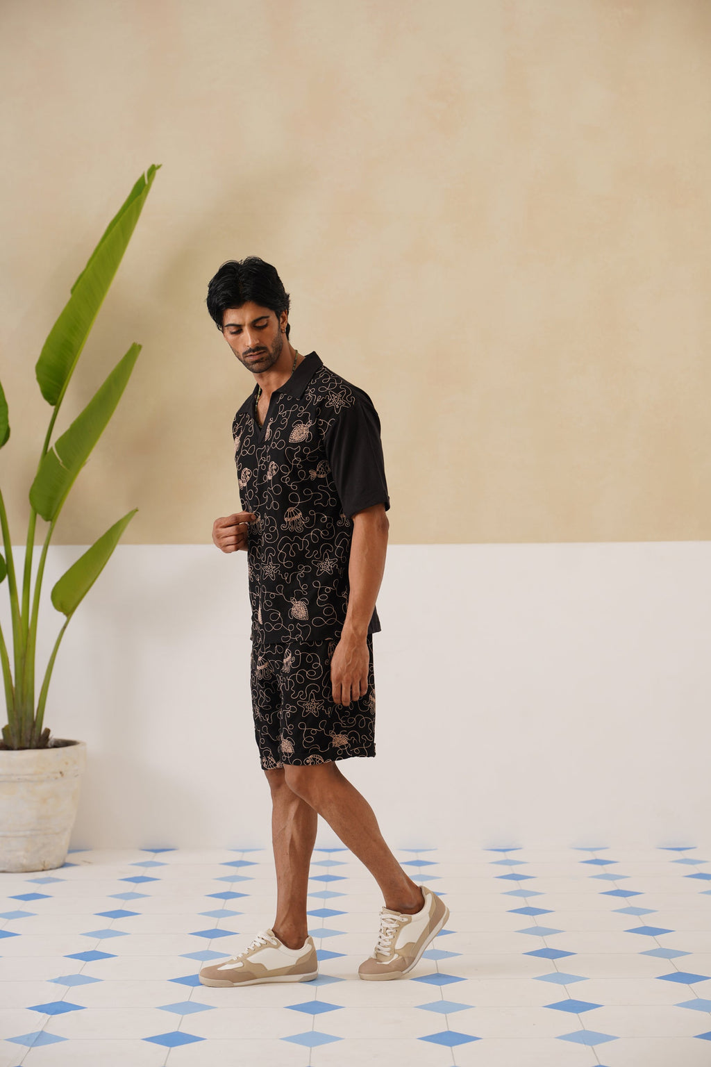 Reef Rider Cotton Knit Co-ord Set