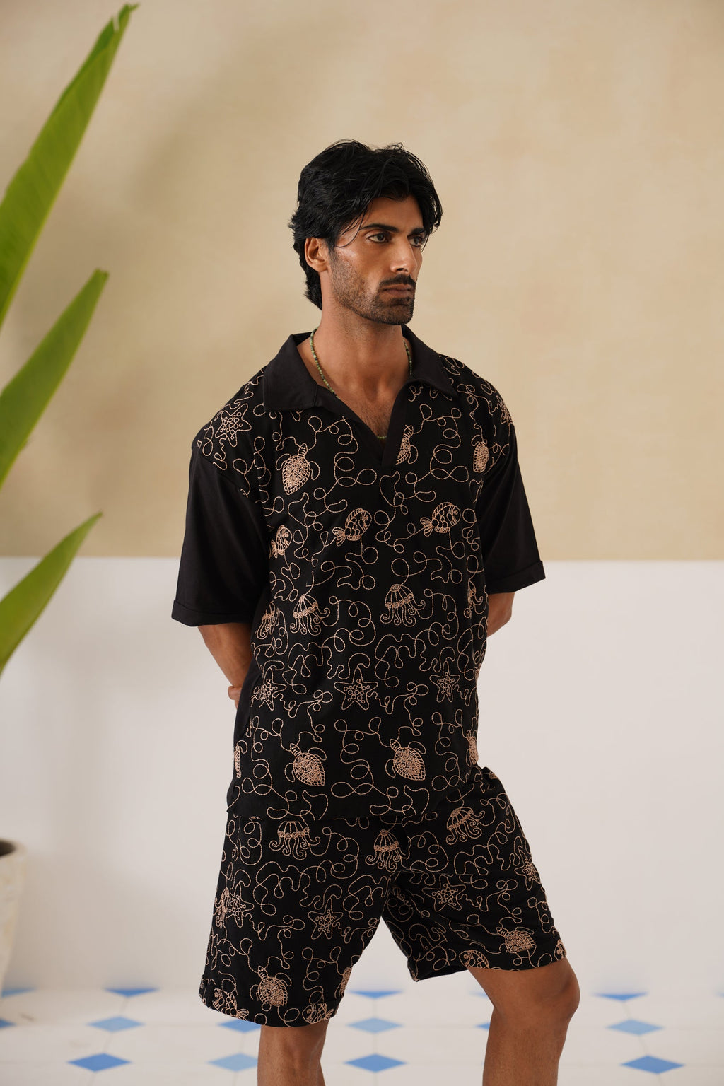 Reef Rider Cotton Knit Co-ord Set