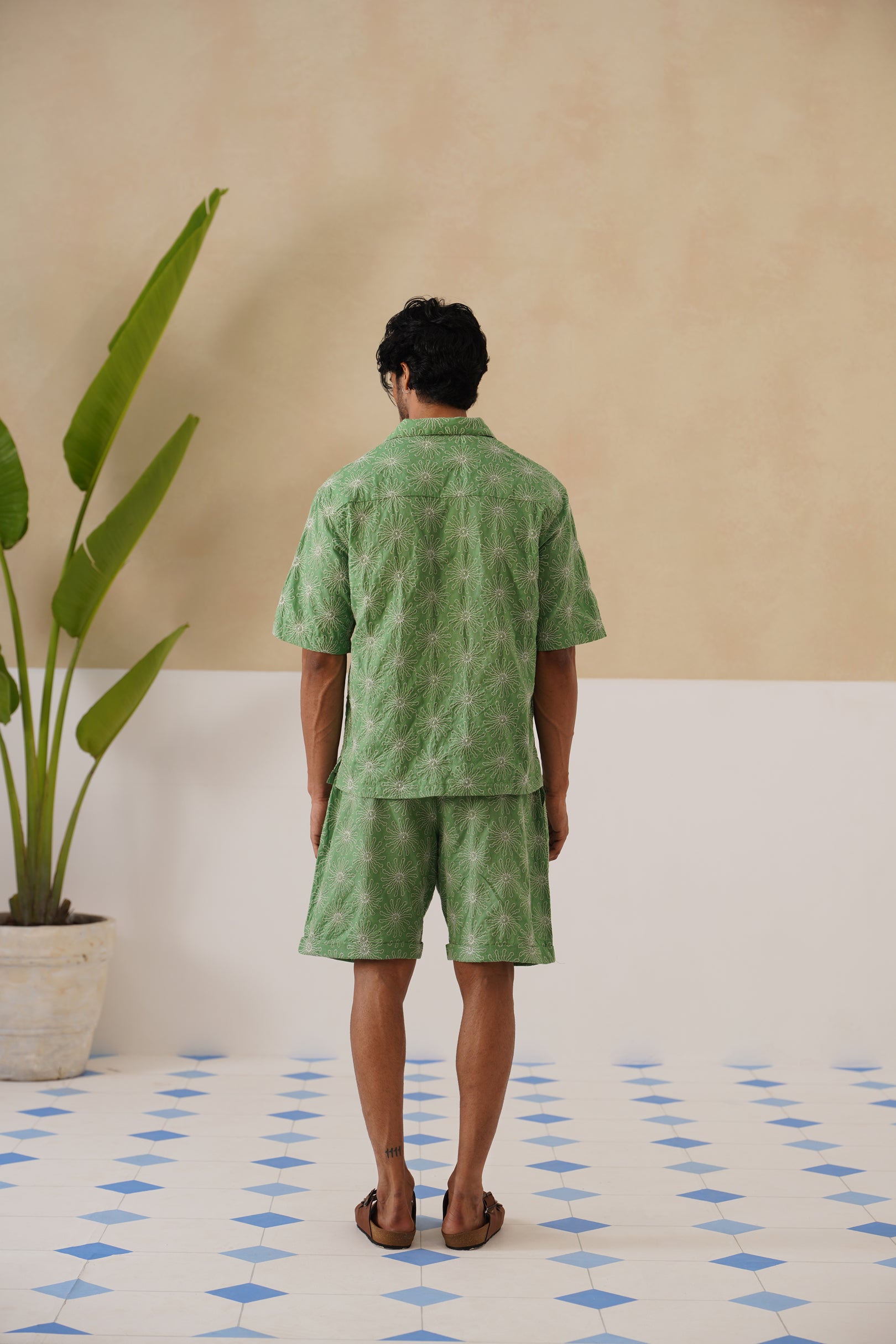 Solar Bloom Cotton Shirt