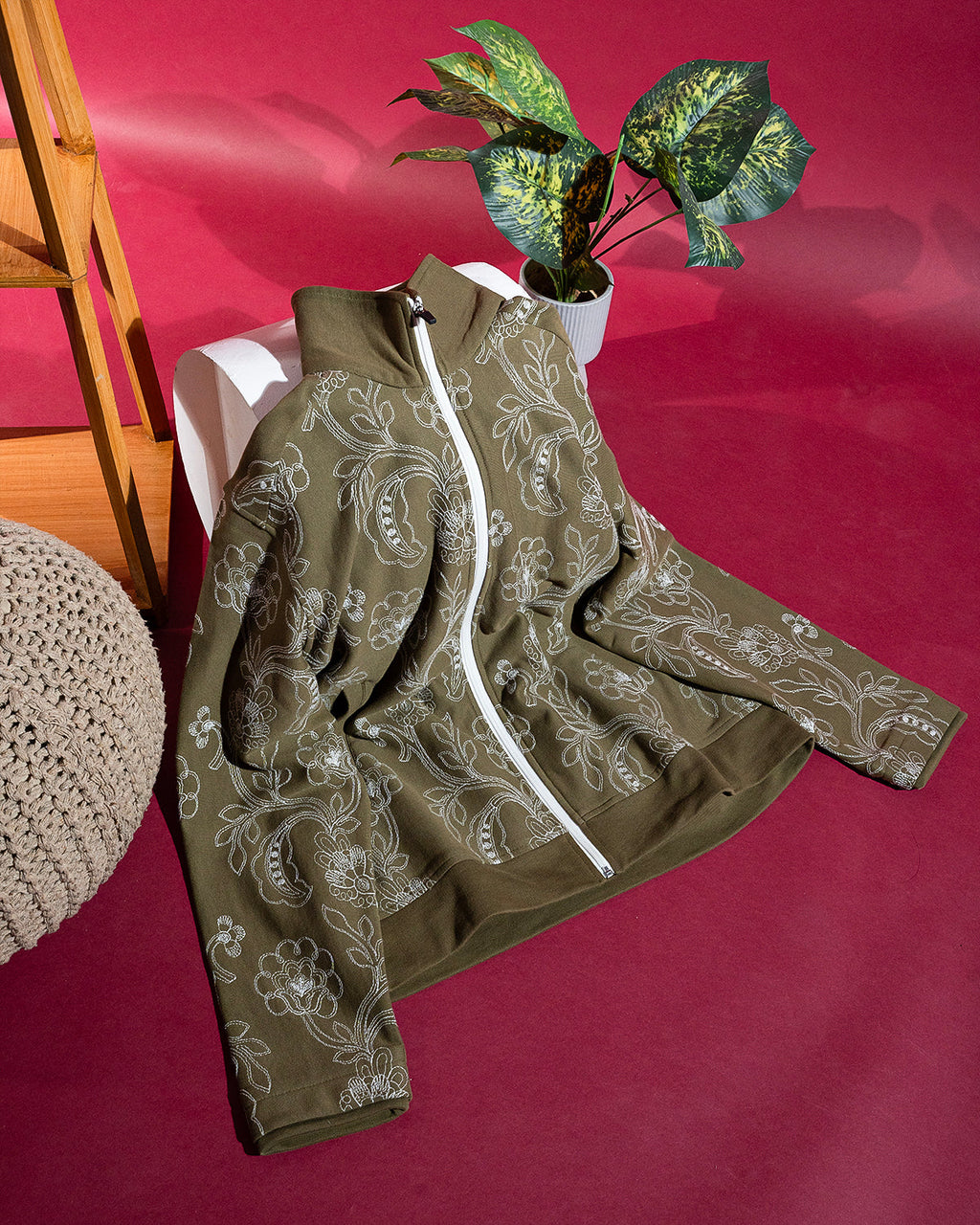 Winter Bloom Fleece Jacket