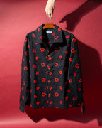 Winter Hearts Oversized Shacket